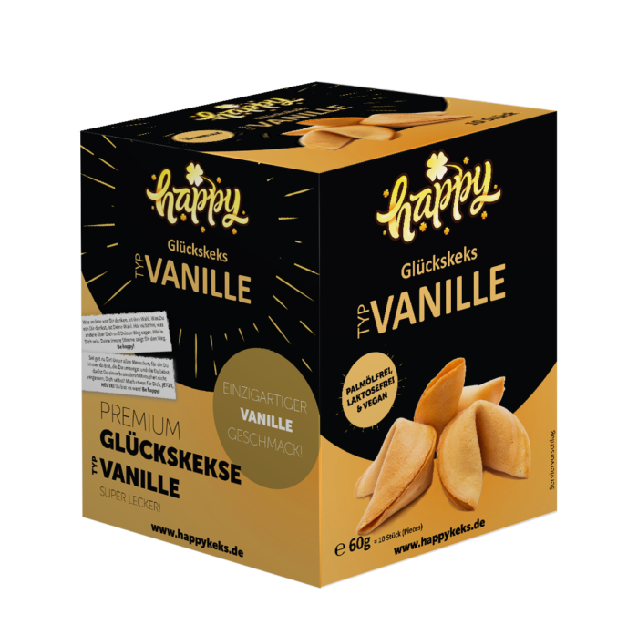 Ansicht der Happy Vanillekeks 10er Schachtel