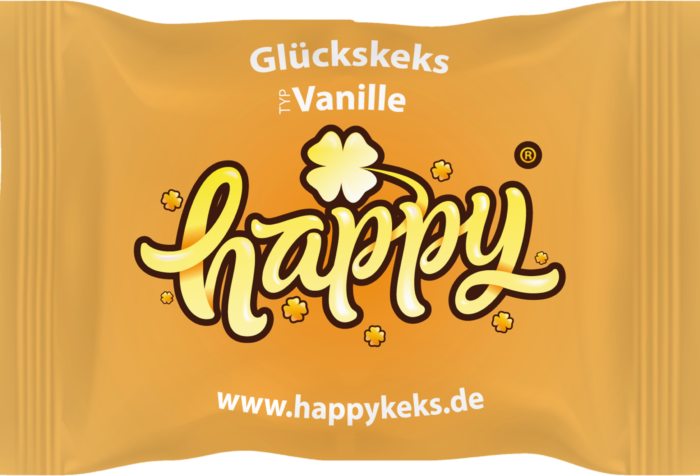 happy vanilleglückskeks, einzeln