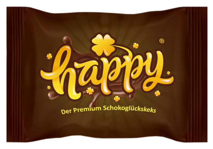 happy schokoglückskeks, einzeln