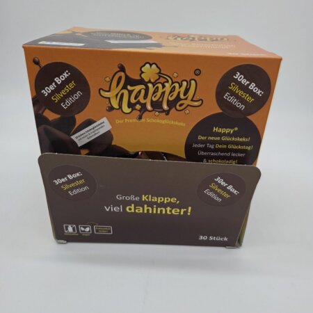 30er box happy new year! glückskekse